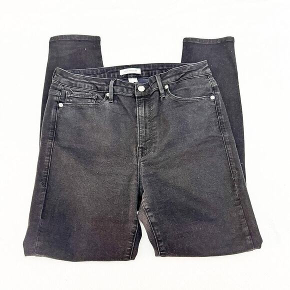 Good American Good Legs Black Denim Jeans GL452C Size 12 / 31 - Picture 4 of 7